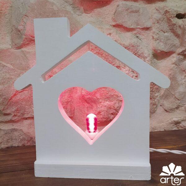 Casetta con cuore - vari colori