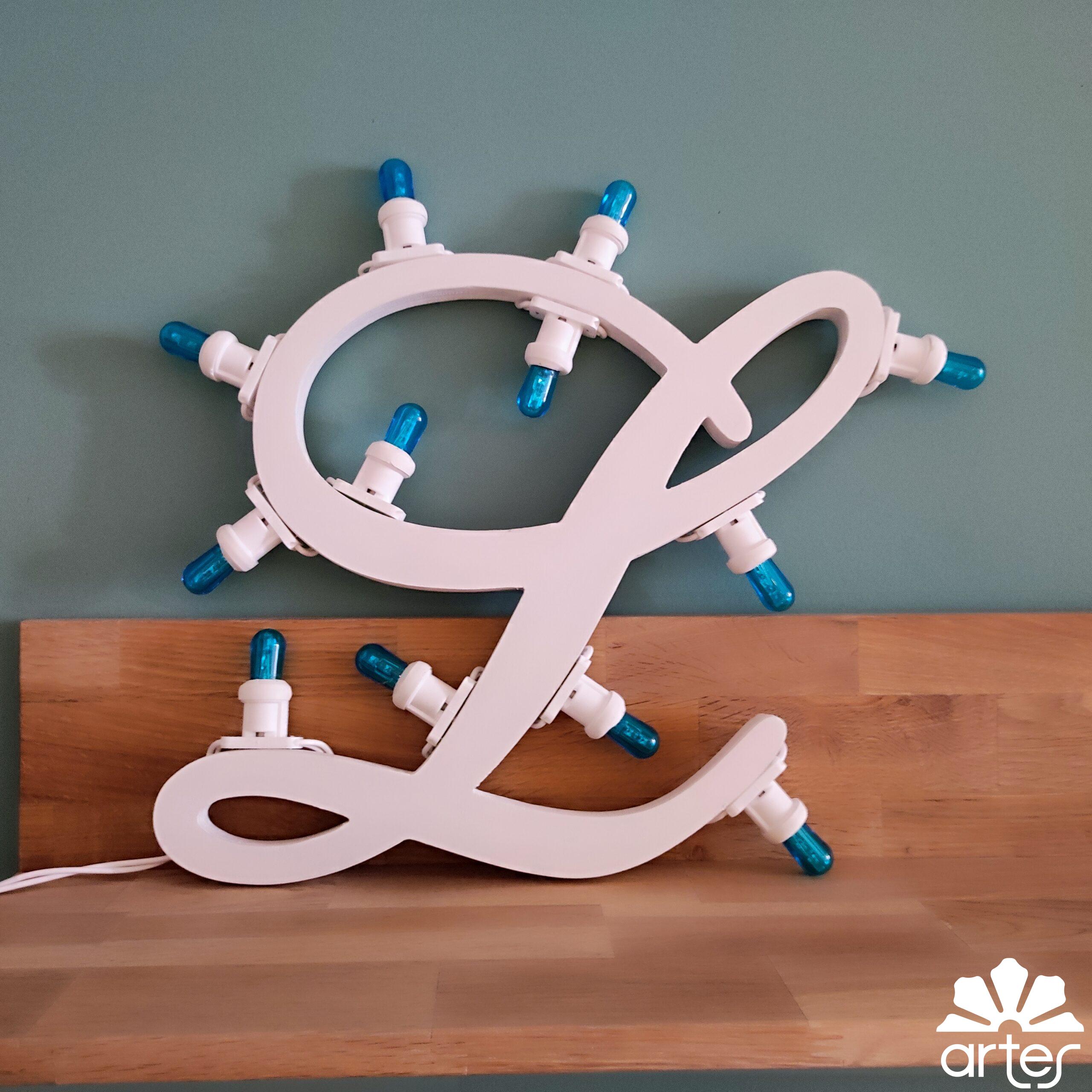 Lettera o nome a luminaria